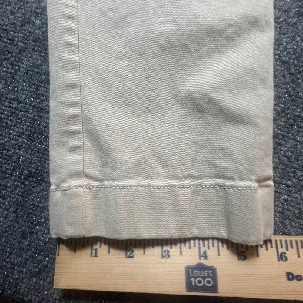 J.Crew  Mens Chino Pants Khaki Tan Stretch Cotton 30x32 AR885 Work Church Formal - Picture 4 of 10